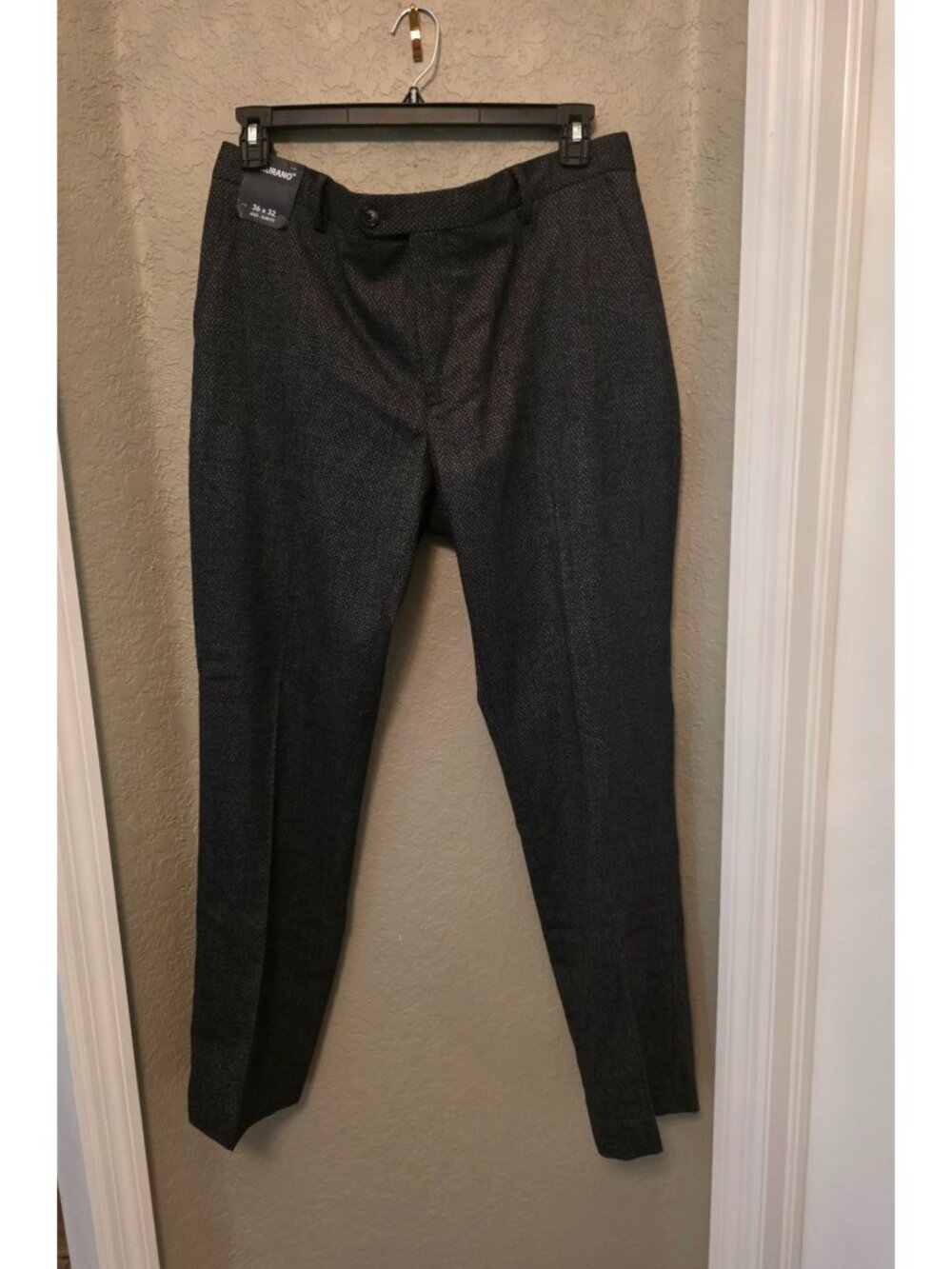 Murano Alex Slim Fit Wool Blend Intergalactic Collection Dress Pants 36 X 32 NEW